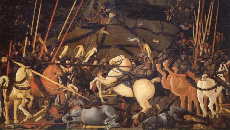 UCCELLO, Paolo The Battle of San Romano France oil painting art